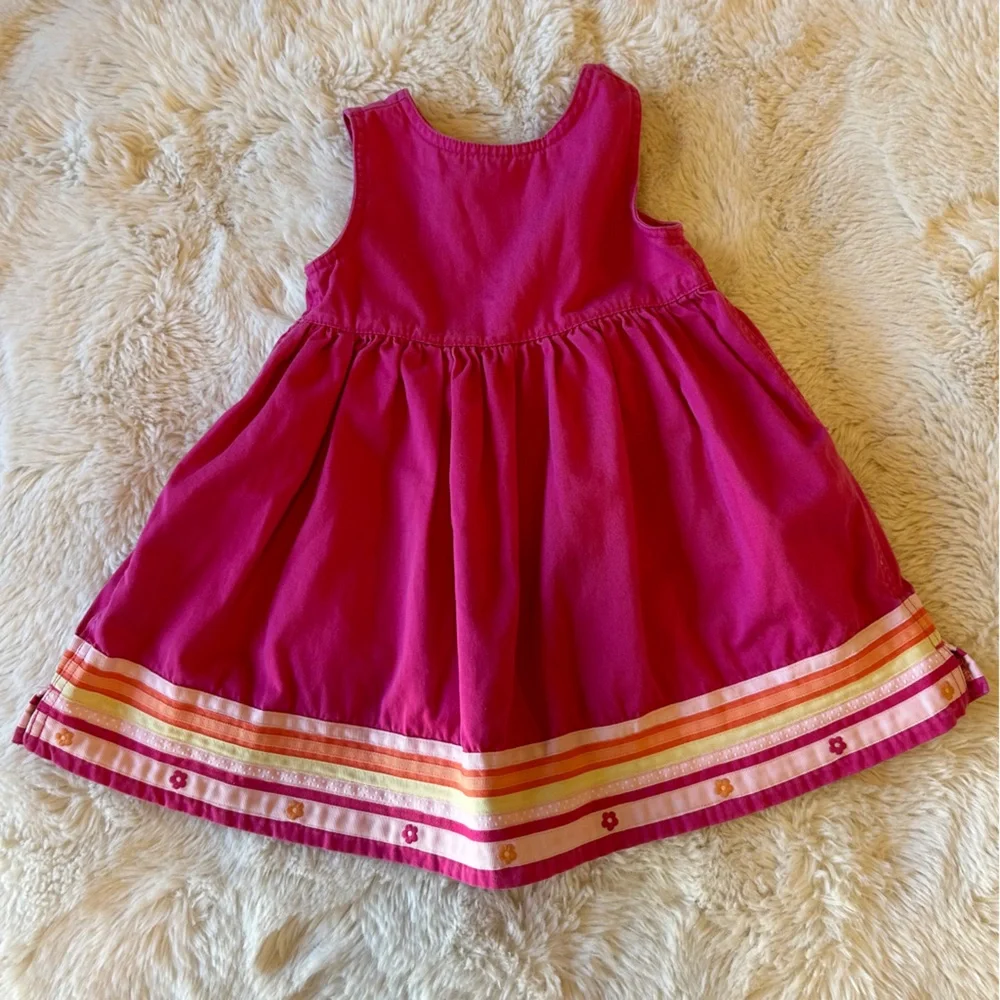 Vintage Y2K Baby Gap Pink Cotton Dress